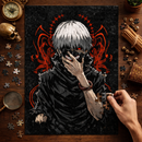 Ken Kaneki Anime And Manga Series Tokyo Ghoul Rectangle Jigsaw Puzzle