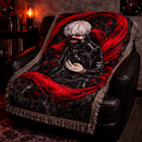 Ken Kanek Anime Tokyo Ghoul Woven Throw Blanket