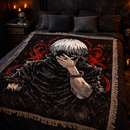 Ken Kaneki Anime And Manga Series Tokyo Ghoul Woven Throw Blanket