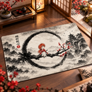 Kenshin Himura Rurouni Kenshi Japan Ink Style Rectangular Area Rug