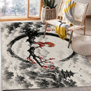 Kenshin Himura Rurouni Kenshi Japan Ink Style Rectangular Area Rug