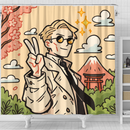 Kento Nanami Jujutsu Kaisen Anime Japan Ink Style Shower Curtain