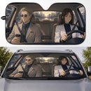 Kento Nanami x Shoko Ieiri Jujutsu Kaisen Car Auto Sunshades
