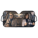 Kento Nanami x Shoko Ieiri Jujutsu Kaisen Car Auto Sunshades