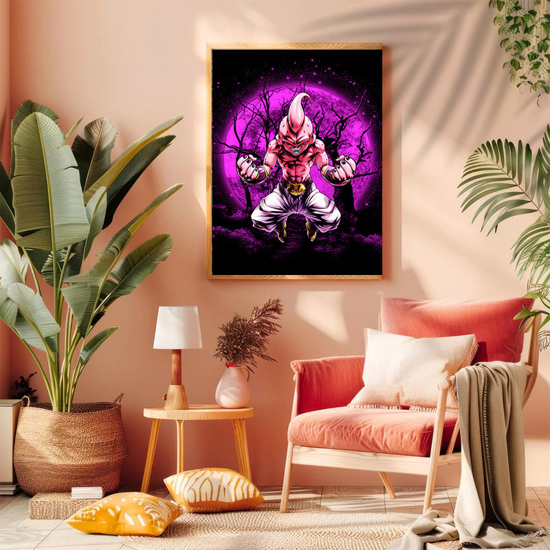 Kidbuu Moonlight - Living Room - Canvas Wall Art - Print - Wall Decor