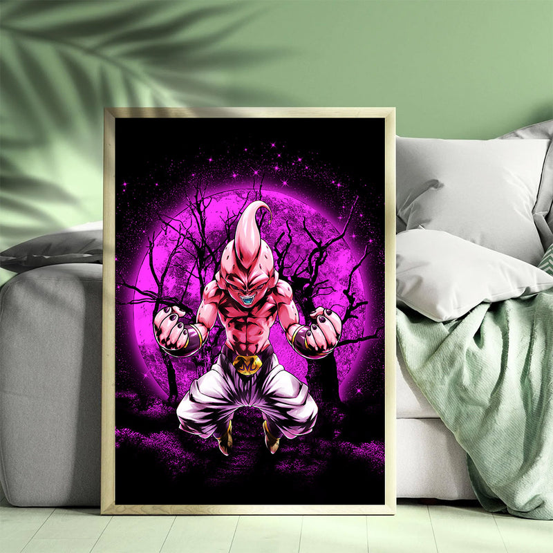 Kidbuu Moonlight - Living Room - Canvas Wall Art - Print - Wall Decor