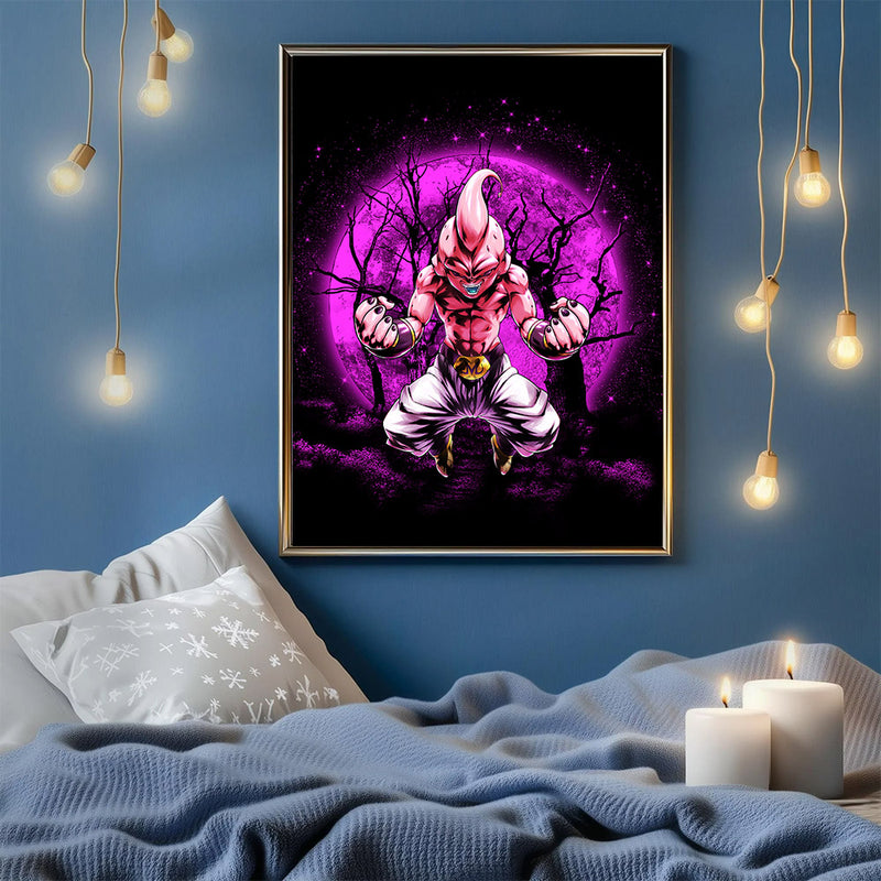 Kidbuu Moonlight - Living Room - Canvas Wall Art - Print - Wall Decor