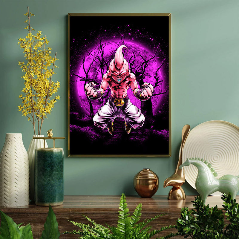 Kidbuu Moonlight - Living Room - Canvas Wall Art - Print - Wall Decor