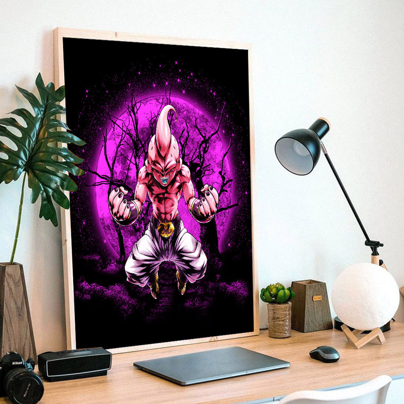 Kidbuu Moonlight - Living Room - Canvas Wall Art - Print - Wall Decor