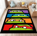 Kids Turtle TMNT Ninja Turtle Mask Rectangular Area Rug