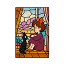 Kikis Delivery Service Ghibli Studio Stained Glass Jigsaw Puzzle