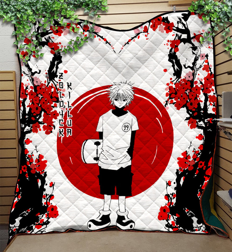 Killua Zoldyck Hunter X Hunter Japan Style Quilt Blanket