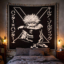 Killua Zoldyck from Anime Hunter × Hunter Woven Throw Blanket