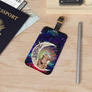 Kimtsu No Yaiba Love You To The Moon Galaxy Luggage Tag