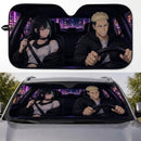 Kinji Hakari x Kirara Hoshi Jujutsu Kaisen Car Auto Sunshades