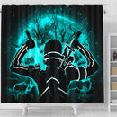 Kirito Sword Art Online SAO Moonlight Shower Curtain Nearkii