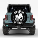 Kiss This If You Don't Like My Pit Bull Car Spare Tire Cover