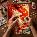 Kitsune Fox Japan Style Jigsaw Puzzle
