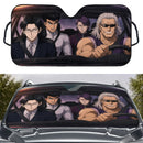 Knov Bine McMahon Mackernasey Hunter x Hunter Car Auto Sunshades