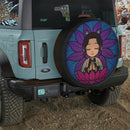 Kocho Shinobu Demon Slayer Stained Glass Jeep Car Spare Tire Cover