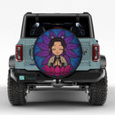 Kocho Shinobu Demon Slayer Stained Glass Jeep Car Spare Tire Cover