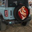 Koi Fish Art Car Spare Tire Cover