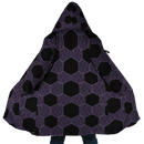 Kokushibo Demon Slayer Hooded Fleece Cloak Coat
