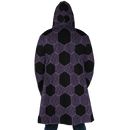 Kokushibo Demon Slayer Hooded Fleece Cloak Coat