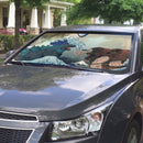 Kong Vs God Japan Style Great Wave Custom Car Windshield Sunshades