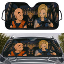 Krillin x Android 18 x Marron Dragon Ball Car Auto Sunshades