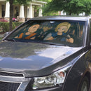 Krillin x Android 18 x Marron Dragon Ball Car Auto Sunshades