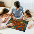 Kurama Attack On Starry Night Jigsaw Puzzle