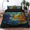 Kurama Vs Susano Star Starry Night Bedding Set