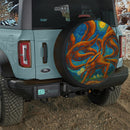 Kurama Attack On Starry Night Car Spare Tire Cover