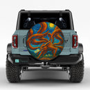 Kurama Attack On Starry Night Car Spare Tire Cover