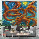 Kurama Attack On Starry Night Tapestry