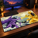 Kurama Vs Susano Naruto Sasuke The Great Wave Japan Desk Mat