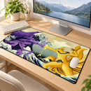 Kurama Vs Susano Naruto Sasuke The Great Wave Japan Desk Mat