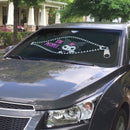 Kuromi Peeking Zip Custom Car Windshield Sunshades