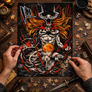 Kurosaki From The Anime Bleach In His Hollow Form Rectangle Jigsaw Puzzle