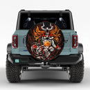 Kurosaki From The Anime Bleach In His Hollow Form Car Spare Tire Cover