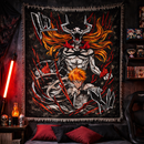 Kurosaki From The Anime Bleach In His Hollow Form Woven Throw Blanket