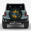 Kyogre Pokemon Stained Glass Jeep Car Spare Tire Cover
