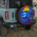 Kyogre Pokemon Stained Glass Jeep Car Spare Tire Cover