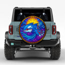 Kyogre Pokemon Stained Glass Jeep Car Spare Tire Cover