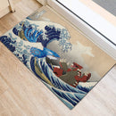 Kyogre Vs Groudon The Great Wave Japan Doormat Home Decor