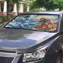 Kyogre Vs Groudon The Great Wave Japan Pokemon Custom Car Windshield Sunshades