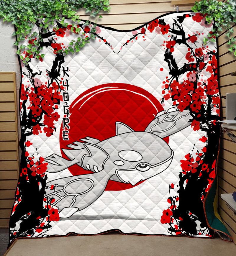 Kyogre Pokemon Japan Style Quilt Blanket