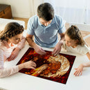 Rengoku Stained Glass Demon Slayer Jigsaw Puzzle