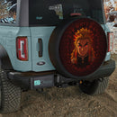 Kyojuro Demon Slayer Break Wall Jeep Car Spare Tire Cover
